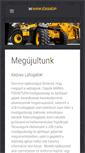 Mobile Screenshot of mikogep.hu